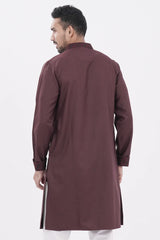 Men's Premium Panjabi (Maroon)