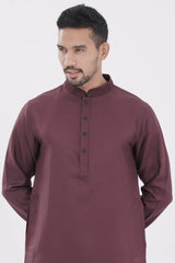 Men's Premium Panjabi (Maroon)