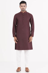 Men's Premium Panjabi (Maroon)