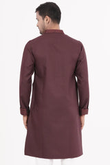 Men's Premium Panjabi (Maroon)