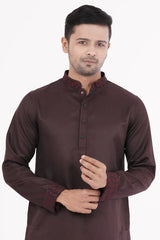 Men's Premium Panjabi (Maroon)