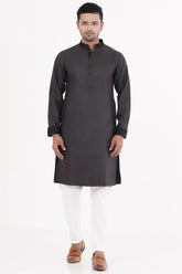 Men's Premium Panjabi (Purplish Grey)