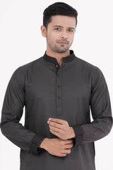 Men's Premium Panjabi (Purplish Grey)
