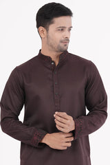 Men's Premium Panjabi (Maroon)