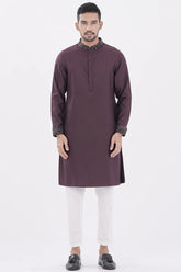 Men's Premium Panjabi (Maroon)