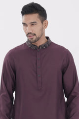 Men's Premium Panjabi (Maroon)