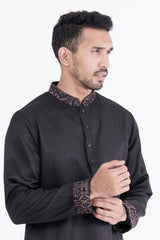Men's Premium Panjabi (Black)