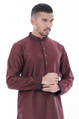 Men's Premium Panjabi (Maroon)