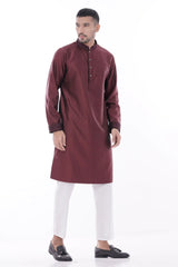 Men's Premium Panjabi (Maroon)