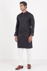 Men's Premium Panjabi (Black)