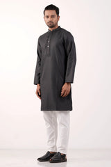 Men's Premium Panjabi (Purplish Grey)