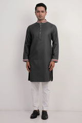 Men Premium Panjabi (Brownish grey)