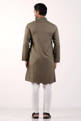 Men's Premium Panjabi (Olive)