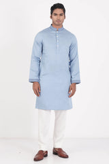 Men's Premium Panjabi (Sky Blue)