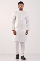 Men's Premium Panjabi (Off White)