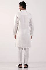 Men's Premium Panjabi (Off White)