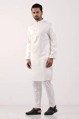 Men's Premium Panjabi (Off White)
