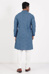 Men Premium Panjabi (Blue)