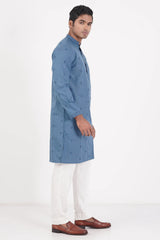 Men Premium Panjabi (Blue)