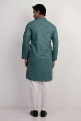 Men Premium Panjabi (Sage)