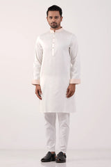 Men Premium Panjabi (White)