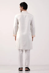 Men Premium Panjabi (White)
