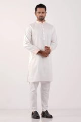 Men Premium Panjabi (White)