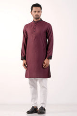 Men's Premium Panjabi (Maroon)