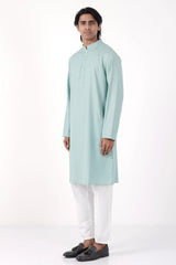 Men's Premium Panjabi (Pine Green)
