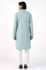 Men's Premium Panjabi (Pine Green)