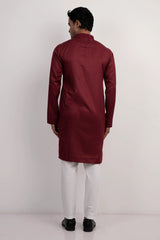 Men Premium Panjabi (Maroon)