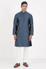 Men Premium Panjabi (Midnight Blue)