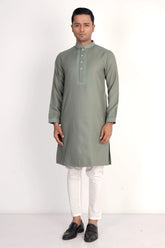 Men Premium Panjabi (Olive)