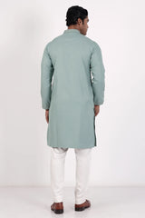 Men Premium Panjabi (Olive)