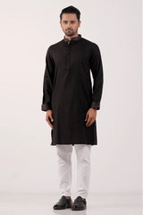 Men Premium Panjabi (Black)