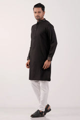 Men Premium Panjabi (Black)
