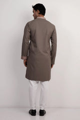 Men Premium Panjabi (Cedar Brown)