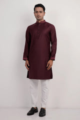 Men Premium Panjabi (Dk. Maroon)
