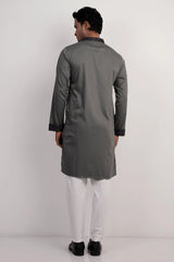 Men Premium Panjabi (DK. Grey)