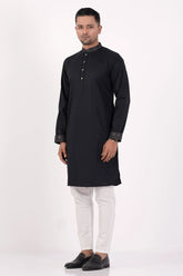 Men's Premium Panjabi (Black)