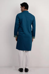Men Premium Panjabi (Cobalt Blue)