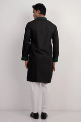 Men Premium Panjabi (Black)