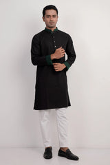 Men Premium Panjabi (Black)