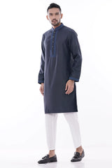 Men's Premium Panjabi (Navy)