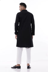 Men's Premium Panjabi (Black)