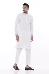 Men's Premium Panjabi (White)