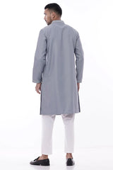 Men's Premium Panjabi (Grey)