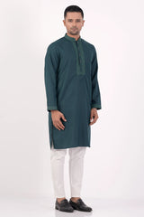 Men Premium Panjabi (Green)