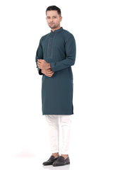 Men Premium Panjabi (Green)