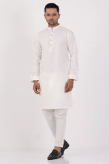 Men Premium Panjabi (White)